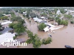 Drone footage shows extent of flooding in Texas after dozens killed and more missing