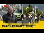Belfast attack: Police call for calm - as knife attack suspect charged