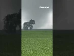 WATCH: Tornado whirls along Michigan farmland #shorts #viral #tornado #news #usa #us #weather