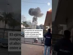 Israel rompe el alto al fuego y lanza nuevos ataques en el sur del Líbano #shorts #israel #guerra
