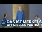 ANGELA MERKEL: Offizielles Kanzlerinnen-Porträt enthüllt! Jetzt ist es erstmals zu sehen