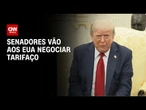 Tarifa de 50%: senadores chegam aos EUA para negociar com aliados de Trump | CNN NOVO DIA