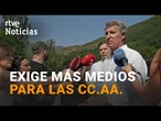 INCENDIOS: FEIJÓO pide al GOBIERNO que despliegue al EJÉRCITO y MARLASKA cree NO FALTAN MEDIOS