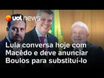 Lula conversa hoje com Márcio Macêdo e deve anunciar Boulos para substituí-lo como ministro
