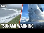 Fears of tsunami as Russian volcano erupts for first time in 600 YEARS after huge quake
