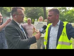 Bąkiewicz prosto z Berlina: przyduszali nas, jestem mocno pobity - metody mają wciąż te same!