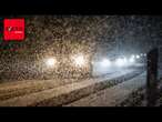 Autofahrer aufgepasst! Hier sehen Sie den ersten Schnee in München