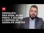 Especialista: Ideia russa, ao que parece, é acelerar o compasso da guerra até onde der | WW