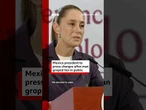 Mexico President Claudia Sheinbaum to press charges after man groped her on street. #BBCNews