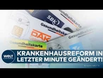 KRANKENKASSEN-HAMMER: Überraschende Wende bei der Krankenhausreform! Union und SPD ändern Pläne!