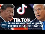 USA: Trump bestätigt TikTok-Deal mit China - „An der Vereinbarung wird noch gearbeitet“