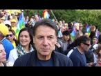 Conte a marcia pace Perugia-Assisi: La bandiera blu dell'Europa si è tinta di verde militare