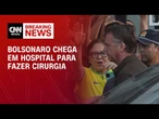 Após condenação, Bolsonaro chega em hospital para fazer cirurgia neste domingo (14) | CNN NEWSROOM