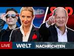 PARTEITAG: AfD Rückenwind für Weidel nach Musk-Gespräch? SPD Parteitag in Berlin mit Scholz | LIVE