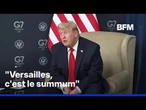"J'aime les lieux beaux et merveilleux": Donald Trump se réjouit d'être invité à Versailles