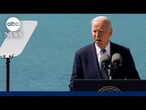 President Biden commemorates 80th anniversary of D-Day with Normandy speech defending democracy