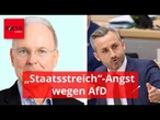 „Staatsstreich“-Angst wegen AfD: Mahner sitzen im Glashaus