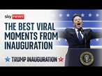 Did you see them? All the best bits of Trump's inauguration that you may have missed