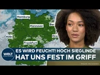 WETTER IN DEUTSCHLAND: Hoch Sieglinde hat uns fest im Griff! Hier wird es feucht und mild