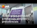 Eleições nos EUA: Eleitores começam a votar para decidir presidente 45 dias antes da data oficial