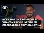 Ricky Martin é destaque no VMA com prêmio inédito em celebração à cultura latina