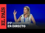 DIRECTO | Alma Ezcurra, vicesecretaria de Coordinación Sectorial del PP, comparece ante los medios