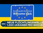 DEUTSCHLAND: 1.000 Ukrainische Schutzgesuche pro Woche! Koalition plant weiterhin Bürgergeld-Reform