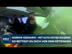 ALBTRAUM ALLER AUTOFAHRER: Rettung aus sinkendem Fahrzeug – ein Werkzeug ist entscheidend!