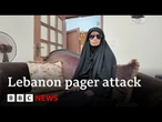 Victims of Lebanon pager attack remember events one year on | BBC News