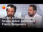 Nunes e Boulos trocam acusações sobre apoios de Janones e Flavio Bolsonaro, acusados de rachadinha