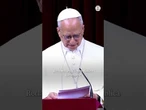 El Papa contra la "polarización" en el Congreso pide "respeto en medio de la discrepancia"