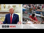 US President Trump threatens new 50% tariffs on China | BBC News