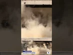 Decomissioned bridge brought down in controlled demolition