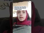 Palestinian teen describes fleeing Gaza City with her younger brother