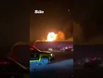 Huge explosion as Iranian Shahed drone strikes Kuwait