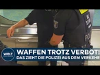 BERLIN: Nach Waffenverbot im Nahverkehr – Berliner Polizei stellt 80 gefährliche Gegenstände sicher!