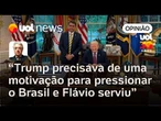 Trump precisava de uma motivação para pressionar o Brasil e Flávio Bolsonaro serviu | Maierovitch