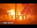 'This is like a movie scene': California's Eaton fire burns multiple homes