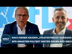 THÜRINGEN: Nach kruder „Staatsstreich“-Aussage! SPD-Minister poltert weiter gegen AfD-Sieg!