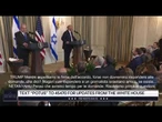 Trump a Netanyahu: "Vuoi qualche domanda?" Lui: "Facciamo prima fatti". Applauso in sala stampa SOT