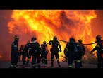 Incendie à Chios : bataille titanesque des forces de lutte contre l'incendie