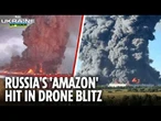 Ukrainian drones slam into Russian ‘Amazon’ warehouse as Putin sends ballistics to Kyiv