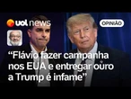 Flávio Bolsonaro entrega o ouro a Trump; nunca vi um candidato fazer isso | Kotscho