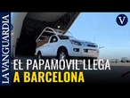 Un avión del Ejército trae desde Roma a Barcelona el papamóvil de León XIV
