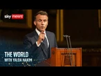 The French president on a state visit for the first time since Brexit | The World with Yalda Hakim