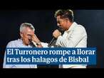 El Turronero rompe a llorar con David Bisbal en su concierto benéfico