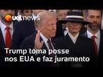 Donald Trump toma posse nos EUA e faz juramento como 47º presidente dos Estados Unidos; veja vídeo