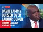 Lammy defends Starmer over clothing donations: 'The PM is seeking to comply with the rules'