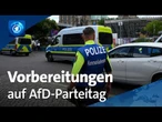 Erfurt bereitet sich auf den AfD-Parteitag vor