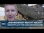 WEHRPFLICHT: "Man wird sie einführen müssen!" | Sensburg fordert Dienstpflicht für ganz Deutschland